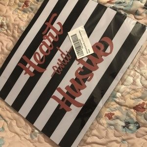 Mouse pad with quote